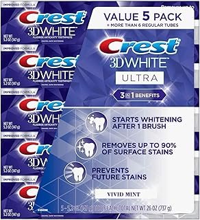 Crest 3D White Fluoride Anticavity Toothpaste